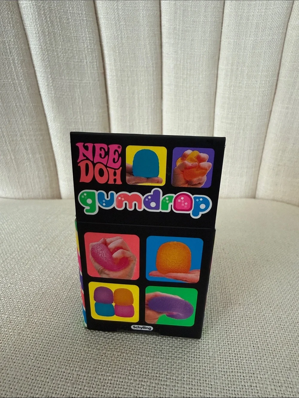 NEW* NeeDoh GUMDROP Schylling PINK squishy squish NIB Nee Doh